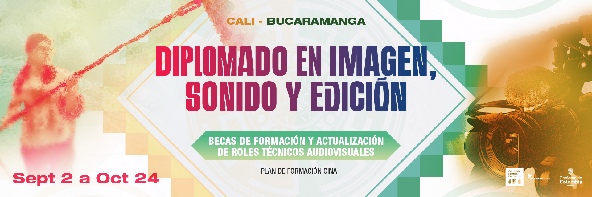 Slider del Diplomado en Imagen, Sonido y Edicion 2026