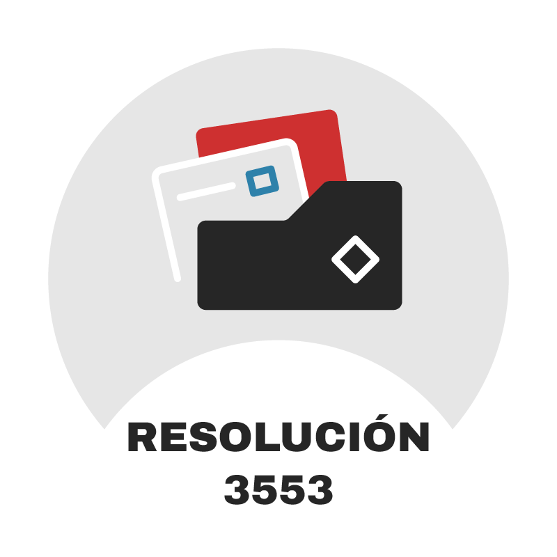 Botón a la Resolución del Programa 3553