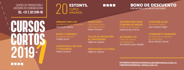 Cursos Cortos 2019-1