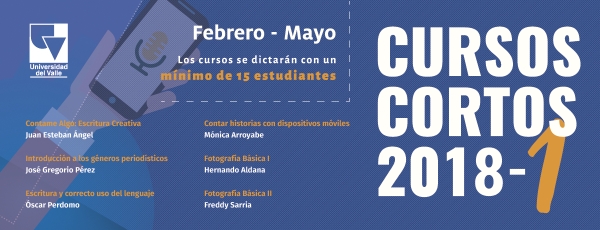 Cursos Cortos 2018-1
