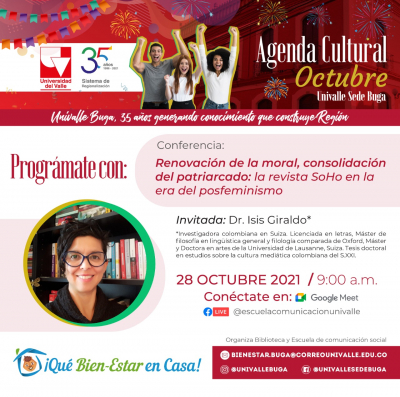 [Conferencia] Renovaci&oacute;n de la Moral, consolidaci&oacute;n del Patriarcado