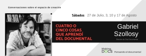 Cuatro o Cinco cosas que aprend&iacute; del Documental