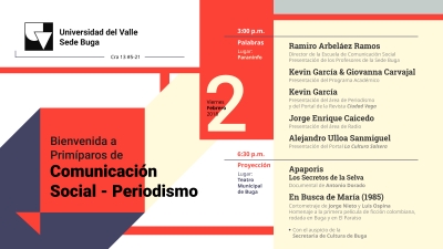Bienvenida a Prim&iacute;paros de Comunicaci&oacute;n Social-Periodismo  Sede Buga