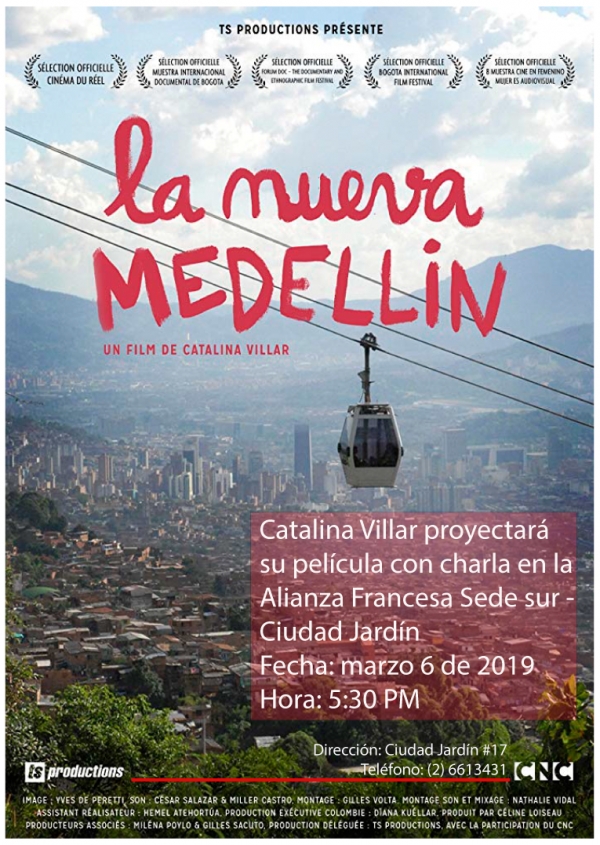Catalina Villar proyectar&aacute; su pel&iacute;cula con charla en la Alianza Francesa Sede sur - Ciudad Jard&iacute;n