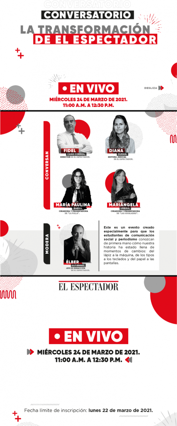 Conversatorio "LA TRANSFORMACI&Oacute;N DE EL ESPECTADOR"