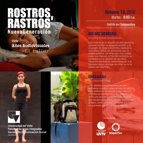 [A&ntilde;os Audiovisuales, Oct. 16] No me demoro &amp; Entra&ntilde;as