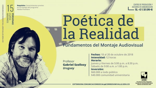 Po&eacute;tica de la Realidad - Fundamentos del Montaje Audiovisual