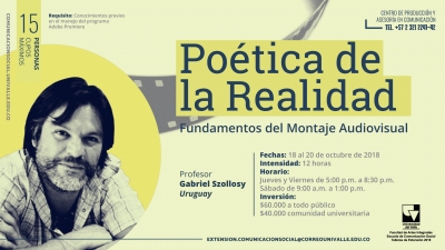 Po&eacute;tica de la Realidad - Fundamentos del Montaje Audiovisual